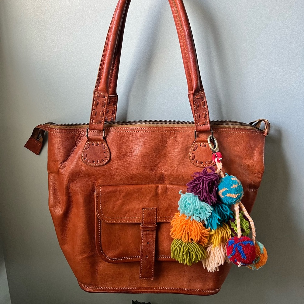 Noonday Collection Rustic Leather Tote